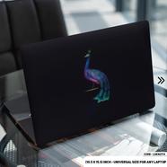 DDecorator Neon Peacock Laptop Sticker - (LSKN2714)