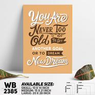DDecorator New Dream - Motivational Wall Board and Wall Canvas - WB2385