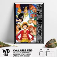 DDecorator One Piece Anime Manga series Wall Board and Wall Canvas - WB181