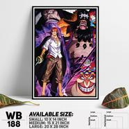 DDecorator One Piece Anime Manga series Wall Board and Wall Canvas - WB188