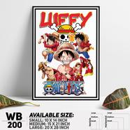 DDecorator One Piece Anime Manga series Wall Board and Wall Canvas - WB200