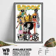 DDecorator One Piece Anime Manga series Wall Board and Wall Canvas - WB193