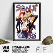 DDecorator One Piece Anime Manga series Wall Board and Wall Canvas - WB202
