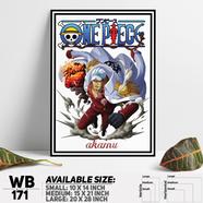 DDecorator One Piece Anime Manga series Wall Board and Wall Canvas - WB171