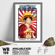 DDecorator One Piece Anime Manga series Wall Board and Wall Canvas - WB159