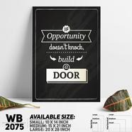 DDecorator Opportunity - Motivational Wall Board and Wall Canvas - WB2075