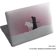DDecorator Pink Themed Game Of Thrones Laptop Sticker - (LSKN571)