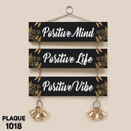 DDecorator Positive Mind - Life - Vibe Wall Plaque Home Decoration Wall Canvas Poster For Wall Decoration Wall Canvas Print Canvas Painting For Wall - PLAQUE1018 icon