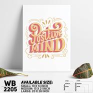 DDecorator Positive Mind - Motivational Wall Board and Wall Canvas - WB2205