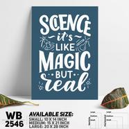 DDecorator Science It's Like Magic - Motivational Wall Board And Wall Canvas - WB2546