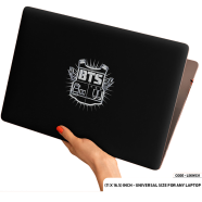 DDecorator Shield Logo BTS Laptop Sticker - (LSKN531)