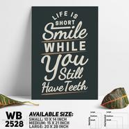 DDecorator Smile More - Motivational Wall Board And Wall Canvas - WB2528