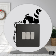 DDecorator Squirrel Switch SocketWall Sticker - (SS198)