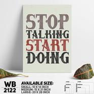 DDecorator Start Doing - Motivational Wall Board and Wall Canvas - WB2122