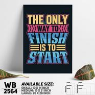 DDecorator Start Now - Motivational Wall Board And Wall Canvas - WB2564