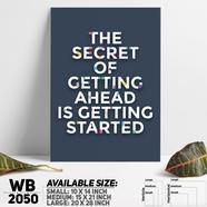 DDecorator Start Now - Motivational Wall Board and Wall Canvas - WB2050