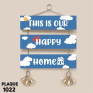 DDecorator This Is Our Happy Home Wall Plaque Home Decoration Wall Canvas Poster For Wall Decoration Wall Canvas Print Canvas Painting For Wall - PLAQUE1022