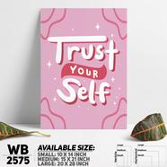 DDecorator Trust Yourself - Motivational Wall Board And Wall Canvas - WB2575