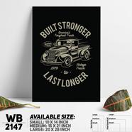 DDecorator Vintage Car - Motivational Wall Board and Wall Canvas - WB2147