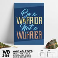 DDecorator Warrior - Motivational Wall Board and Wall Canvas - WB2114