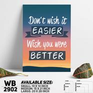 DDecorator Wish For Better - Motivational Wall Board and Wall Canvas - WB2902