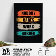DDecorator Work Harder - Motivational Wall Board and Wall Canvas - WB2893