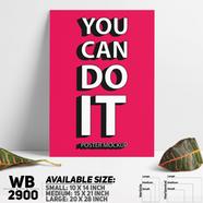 DDecorator You Can Do It - Motivational Wall Board and Wall Canvas - WB2900