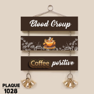 DDecoretor Blood Group Coffee Positive Wall Canvas Poster - PLAQUE1028