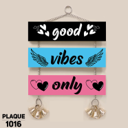 DDecoretor Good Vibes Only Wall Canvas Poster - PLAQUE1016