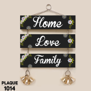 DDecoretor Home Love Family Wall Canvas Poster - PLAQUE1014