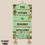 DDecoretor Kitchen Wall Hanging Wall Canvas Poster - PLAQUE1160