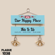 DDecoretor Our Happy Place Wall Canvas Poster - PLAQUE1038