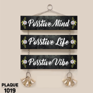 DDecoretor Positive Mind Wall Canvas Poster - PLAQUE1019