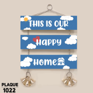 DDecoretor This is Our Happy Home Wall Canvas Poster - PLAQUE1022