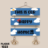 DDecoretor This is Our Happy Home Wall Canvas Poster - PLAQUE1023