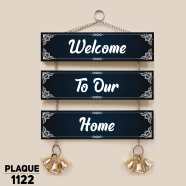 DDecoretor Welcome To Our Home Wall Canvas Poster - PLAQUE1122