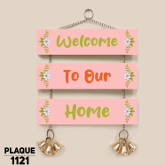 DDecoretor Welcome To Our Home Wall Canvas Poster - PLAQUE1121