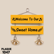 DDecoretor Welcome To Our Sweet Home Wall Canvas Poster - PLAQUE1047