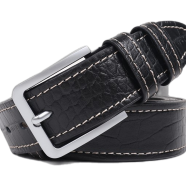 DEEN Black Genuine Leather Belt 07