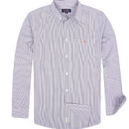 DEEN Blue Stripe Poplin Shirt 31 – Regular Fit