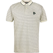 DEEN Cream Retro Wave Printed Polo 56 - XXL