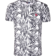 DEEN Floral White T-shirt - XXL SIZE