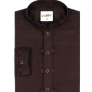 DEEN Maroon Embroidered Panjabi 02