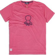 DEEN Pinkish Red T-shirt 263 (EXPORT) - XL SIZE