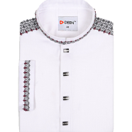 DEEN White Embroidered Panjabi 15