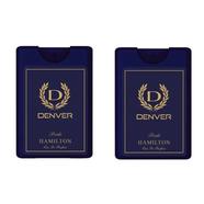 DENVER Pride Pocket Perfume - 18ML (Pack of 2) | Long Lasting Perfume Fragrance For Men Travel Size