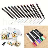 DIY 8 Colors Fabric marker T-shirt Textile Cloth Drawing Pen Non-toxic Pigment-based Markers For Handpainting Art Paint Pen