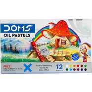 DOMS 12 Color Oil Pastel