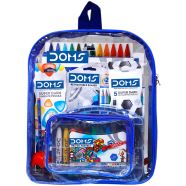 DOMS Pencil Smart Kit . Doms Smart Stationery and Art Kit with Transparent Zipper Bag . DOMS Smart Kit Full Bundle Value Pack With Transparent Zipper Bag icon