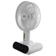 DP Rechargeable Touch Mini Table Fan With Lamp - DP-7624